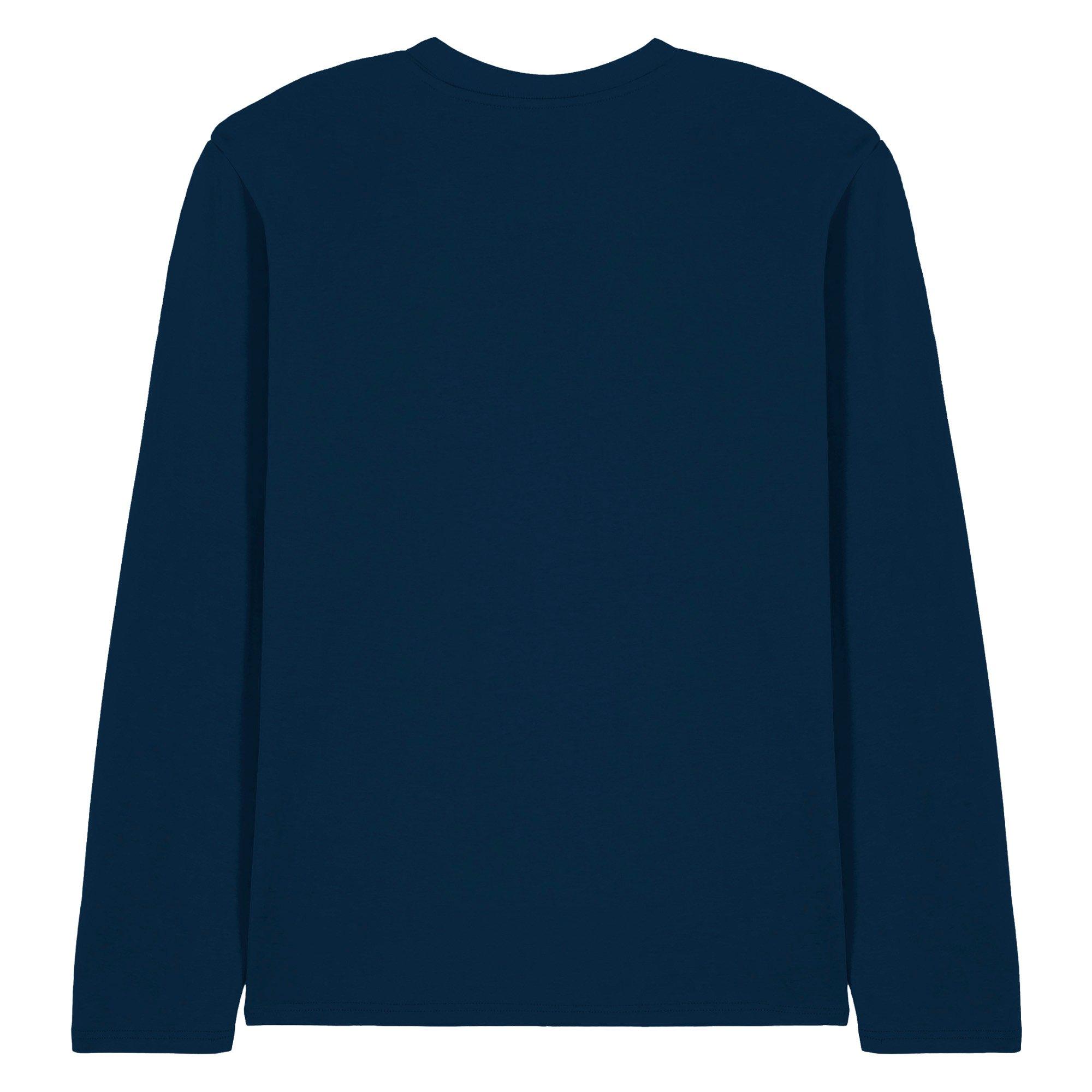 Navy - One Piece - Chopper Schematic Long Sleeve T-Shirt Navy - 3