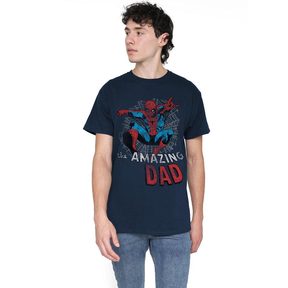 Navy - Spiderman - Spider Man FatherS Day Spider Dad Mens T-Shirt Na - 1