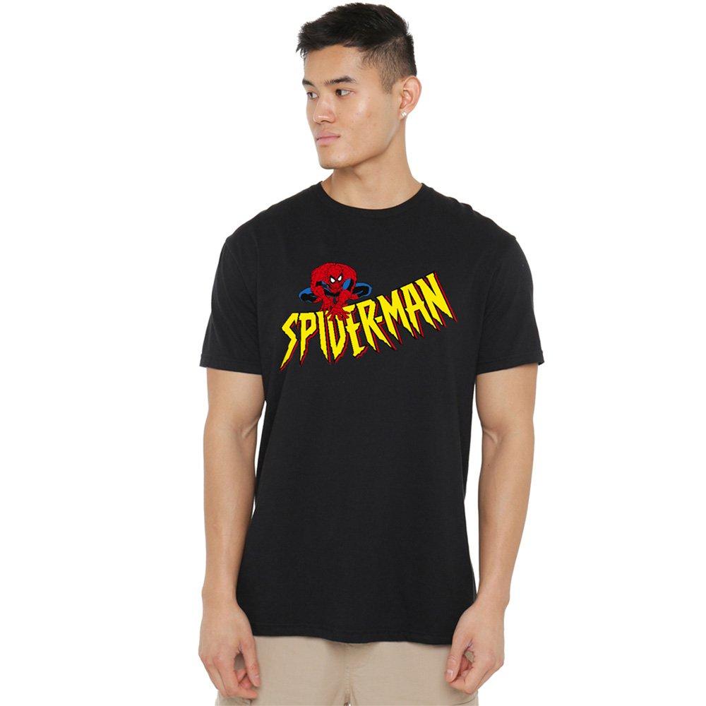 Black - Spiderman - Spiderman Crawler Mens T-Shirt Black - 1