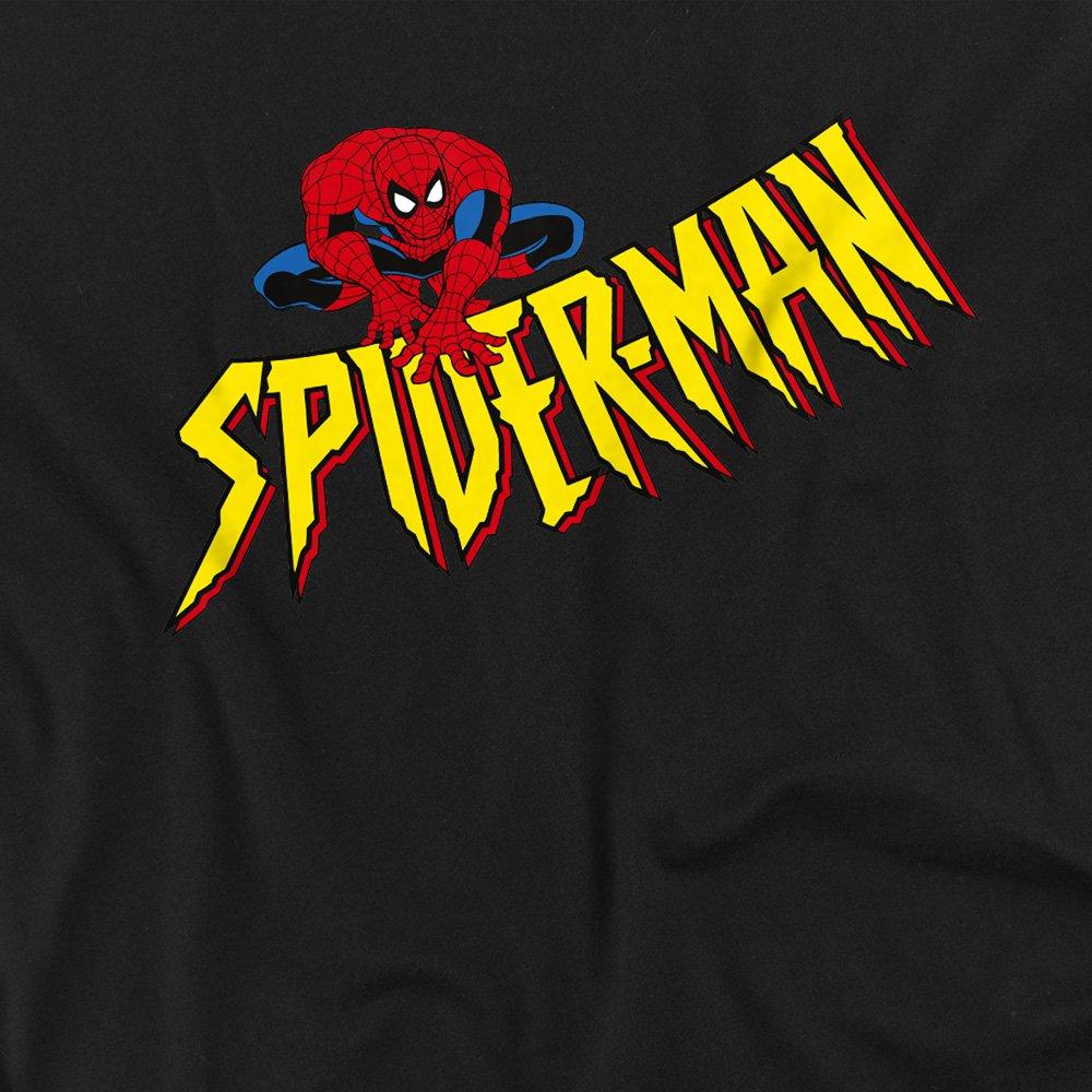 Black - Spiderman - Spiderman Crawler Mens T-Shirt Black - 2