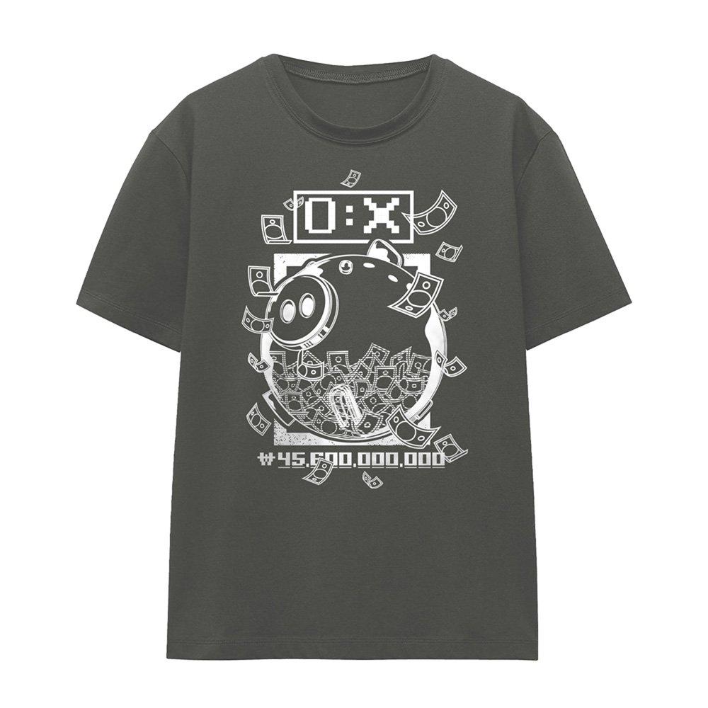 Charcoal - Squid Game - Squid Game Piggy Bank Ladies T Shirt Charcoal - 4