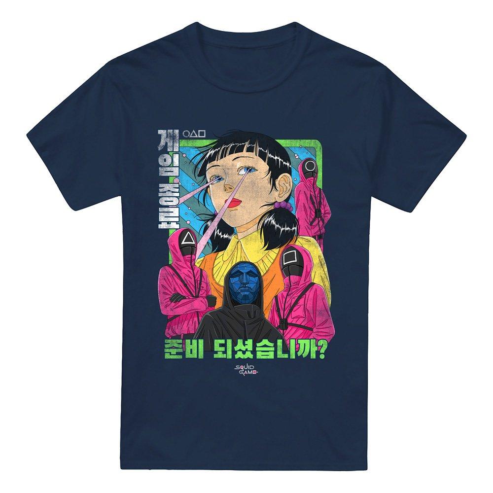 Navy - Squid Game - Squid Game Evil Group Anime T-Shirt Navy - 4