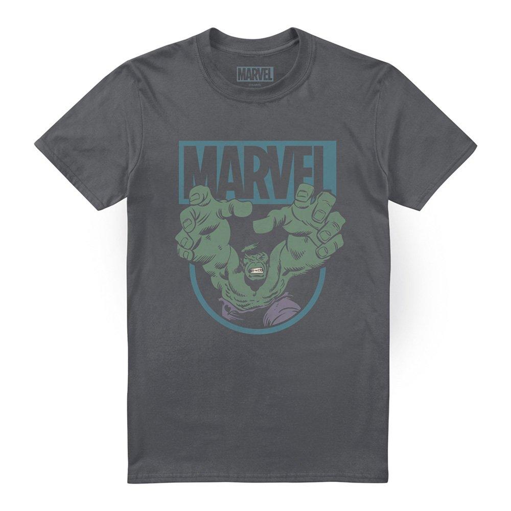 Charcoal - Hulk - Hulk Force Cotton Mens T-Shirt Charcoal - 4