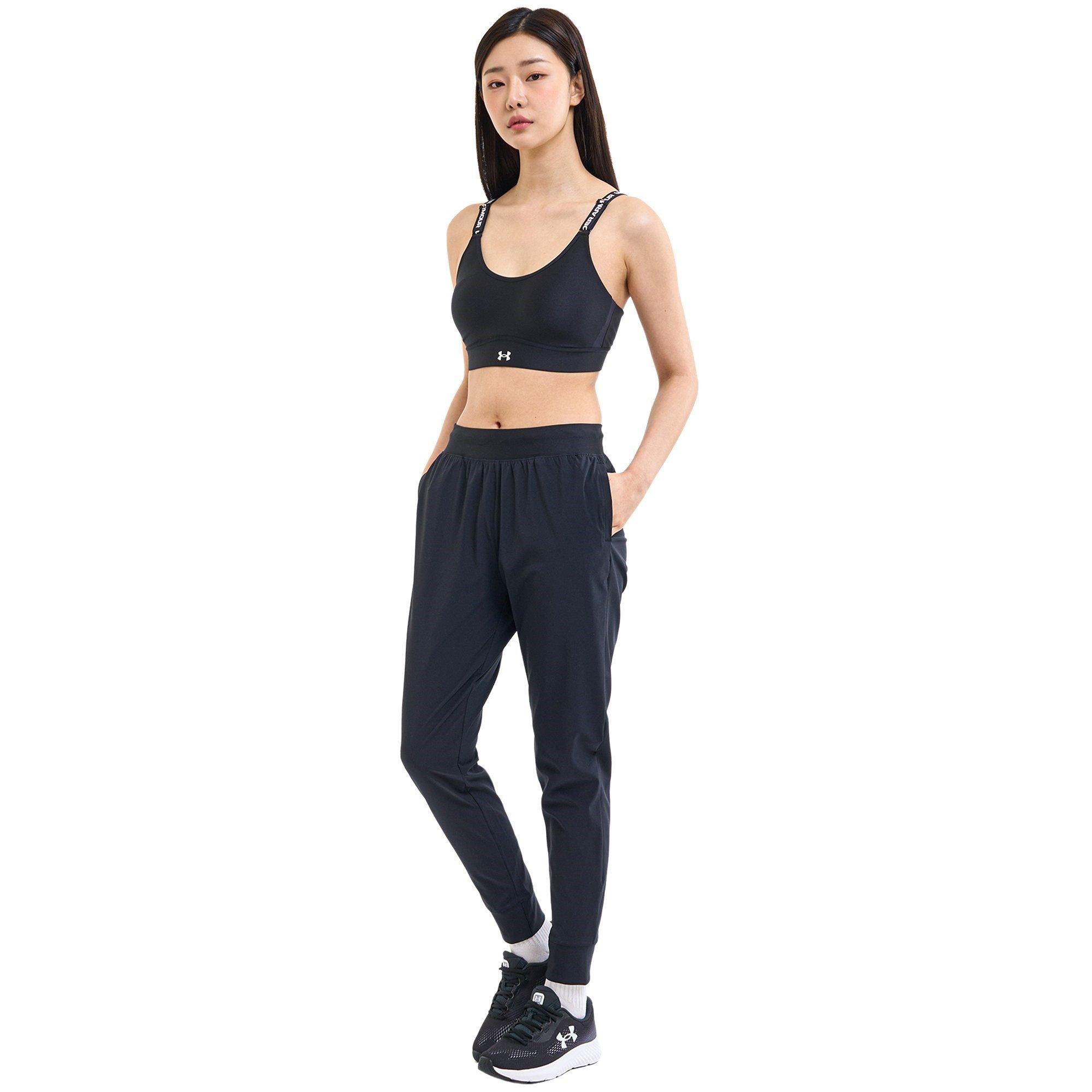 Black/White - Under Armour - Infinity 2.0 Mid Womens Sports Bra - 7