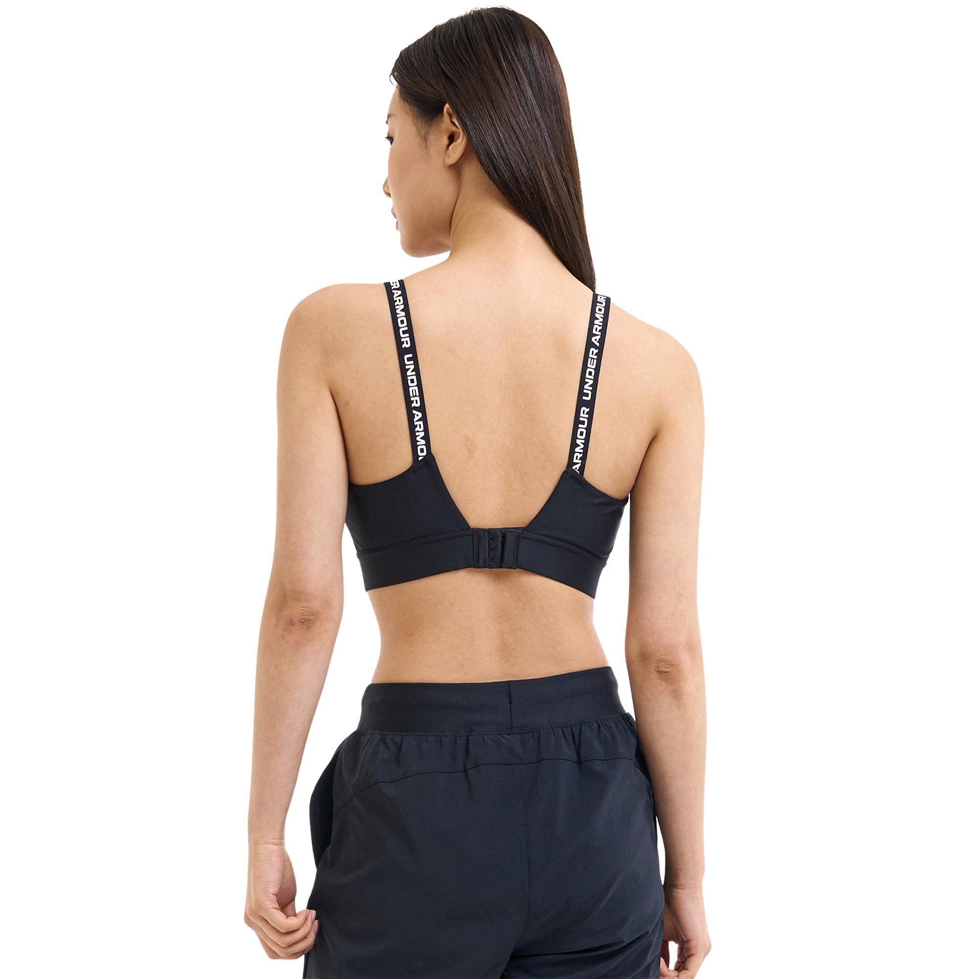 Black/White - Under Armour - Infinity 2.0 Mid Womens Sports Bra - 9