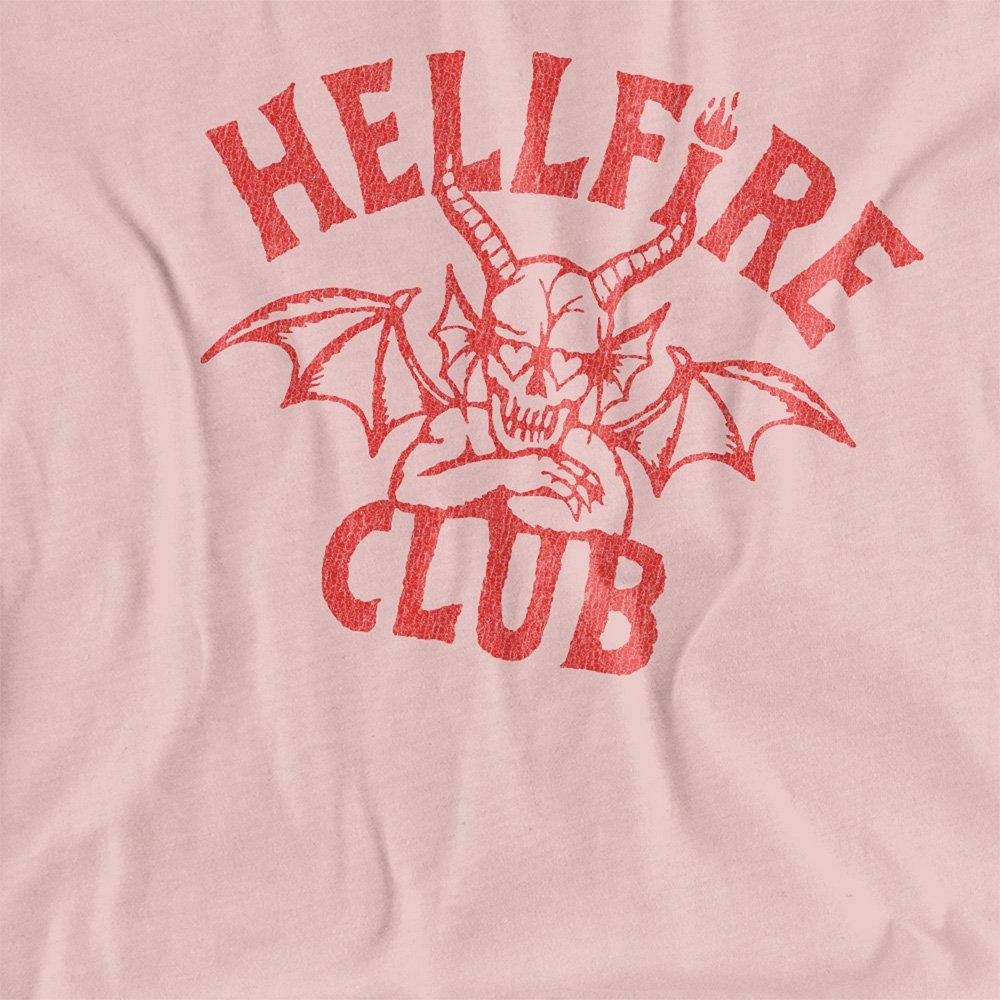 Pink - Stranger Things - Stranger Things Hellfire Club Tonal Devil Ladies T - 2