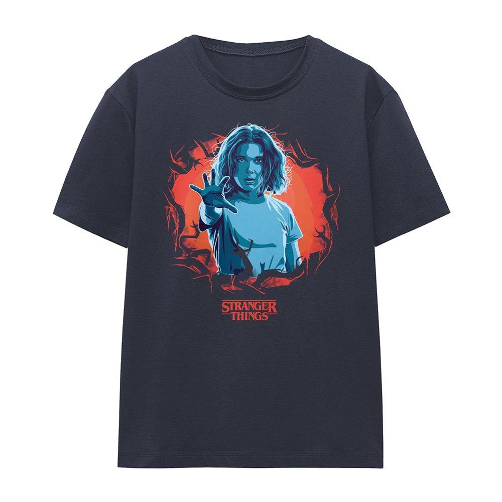 Navy - Stranger Things - Stranger Things Eleven Reach Out Ladies T Shirt D - 4