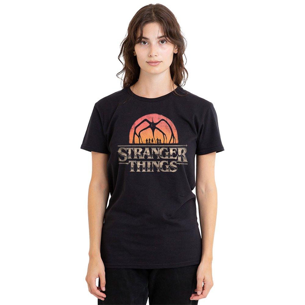 Stranger Things Stranger Things Sunset Logo T-Shirt Black