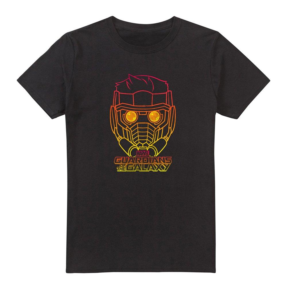 Black - Guardians of the Galaxy - Guardians Of The Galaxy Star Lord Outline Mens T-S - 4