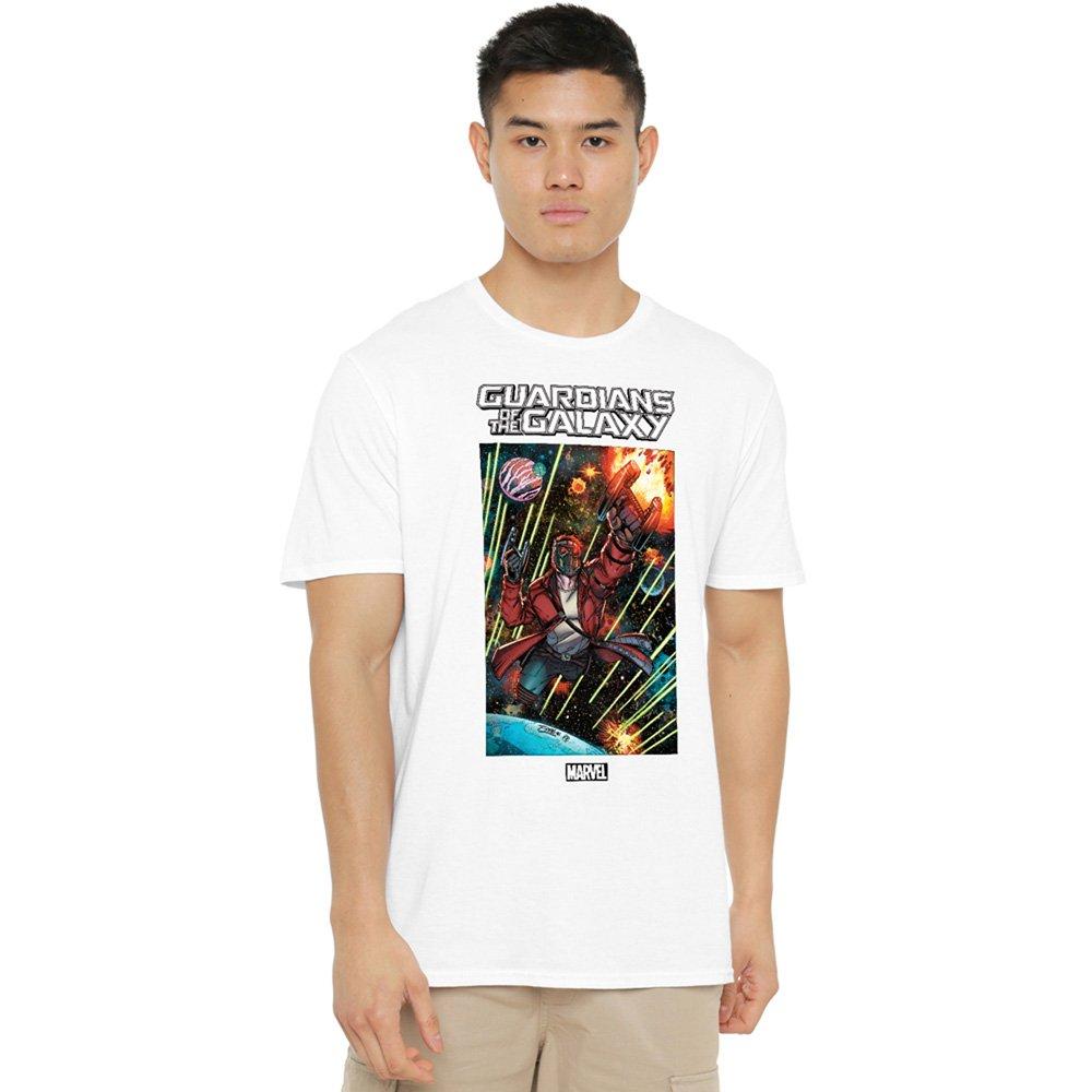 Guardians Of The Galaxy Men's Poster T-Shirt White - XXL