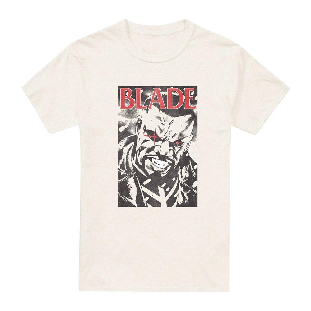 Beige - Other - Blade Stare Cotton Mens T-Shirt Beige - 4