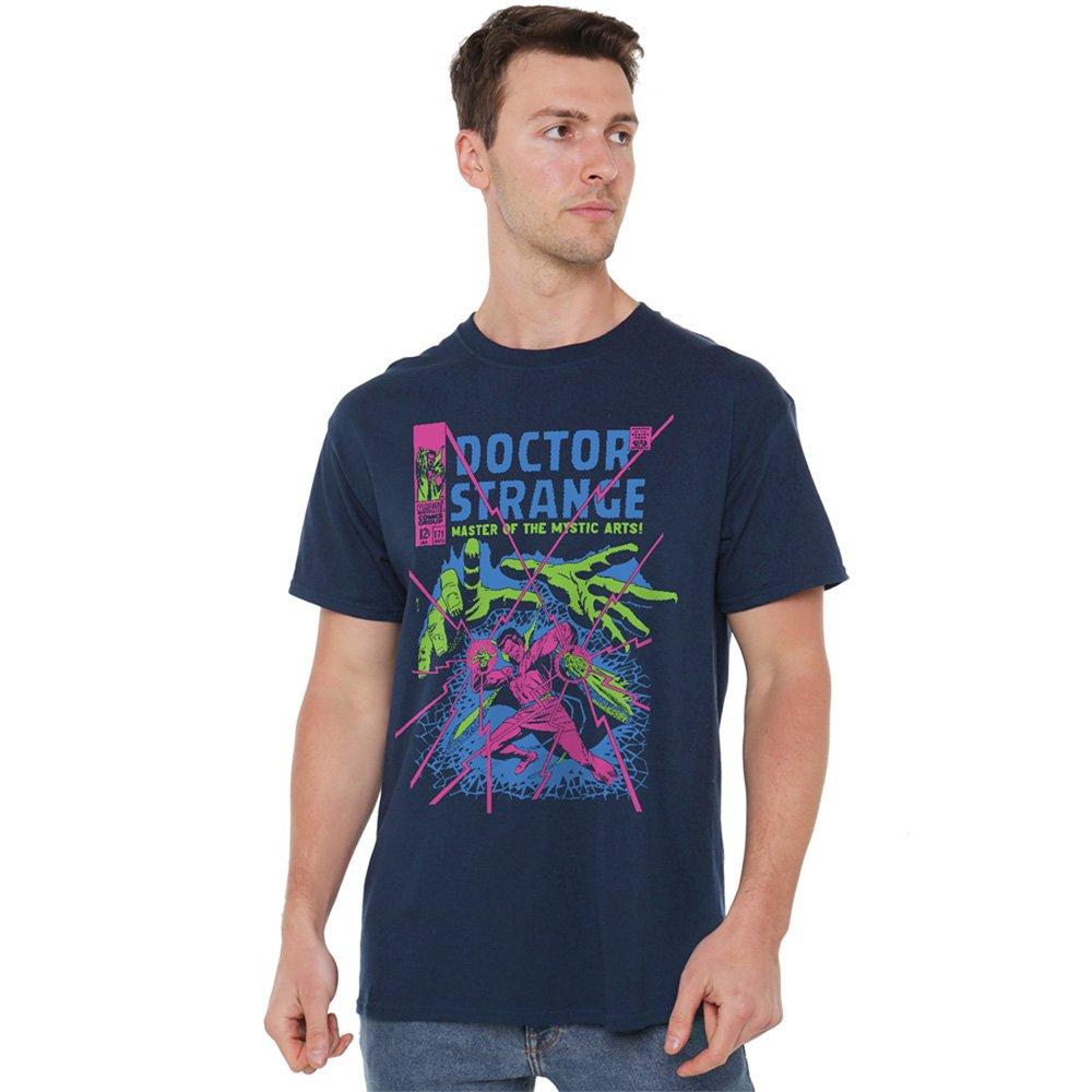 Marvel Men's Dr Strange Master Cotton T-Shirt Navy - L