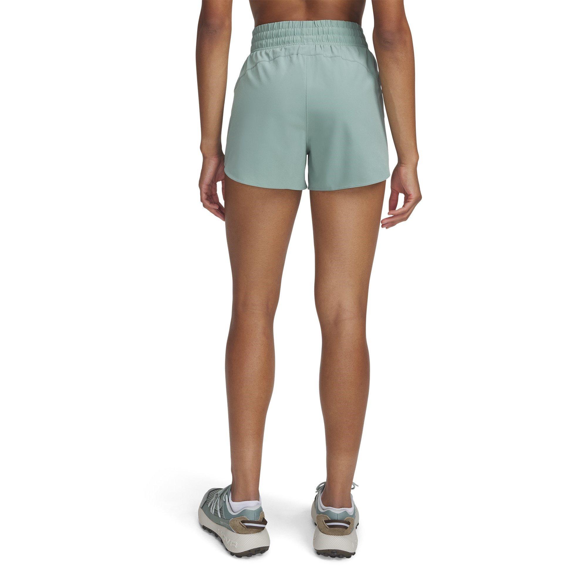Verde - Under Armour - Women's Flex Woven Performance Gym Shorts - 2