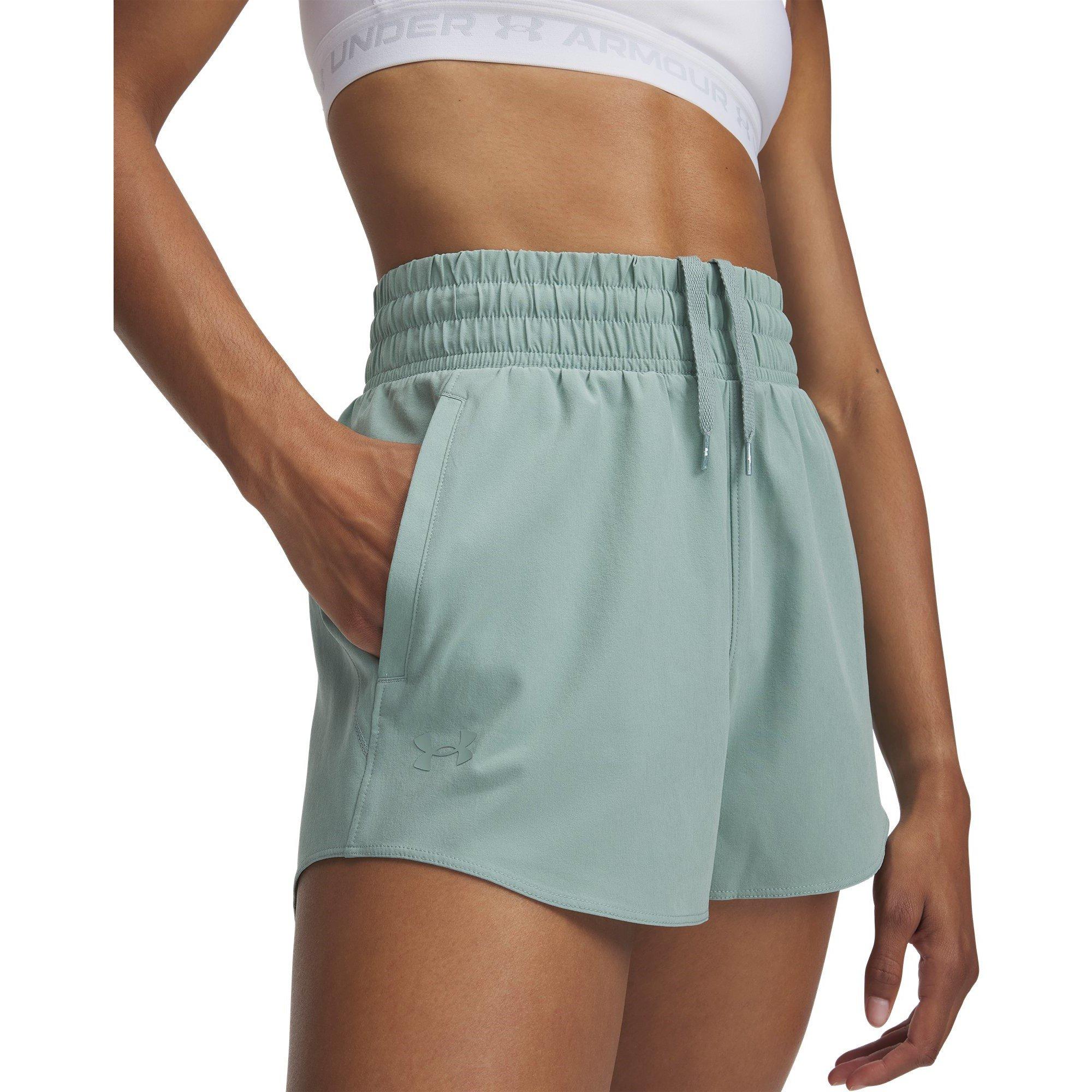 Verde - Under Armour - Women's Flex Woven Performance Gym Shorts - 3