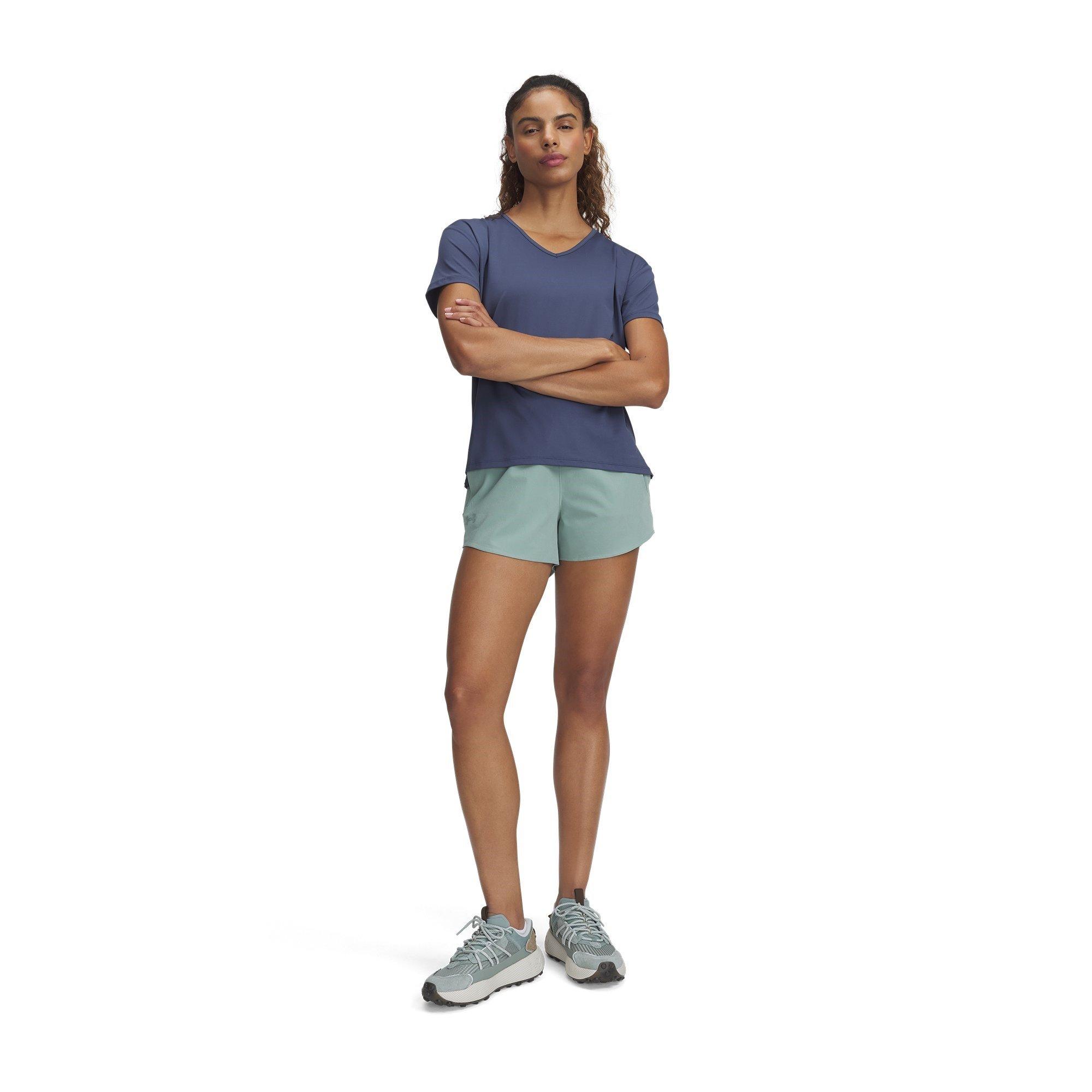 Verde - Under Armour - Women's Flex Woven Performance Gym Shorts - 4