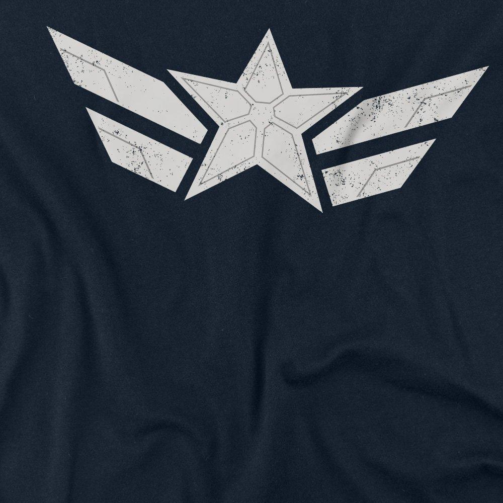 Navy - Marvel - Captain America Brave New World Star Long Sleeve T - 2