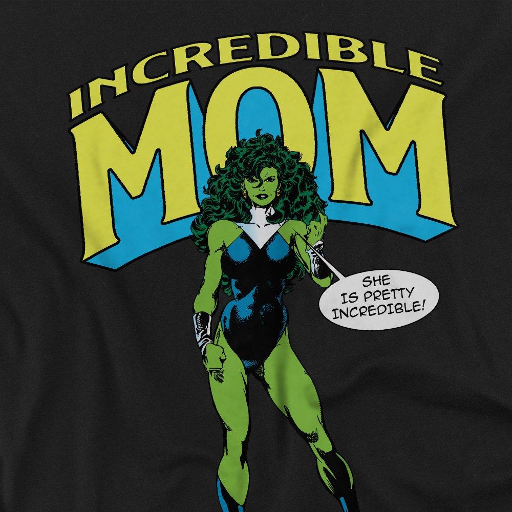 Black - Marvel - SheHulk Mothers Day Incredible Mom Long Sleeve T- - 2