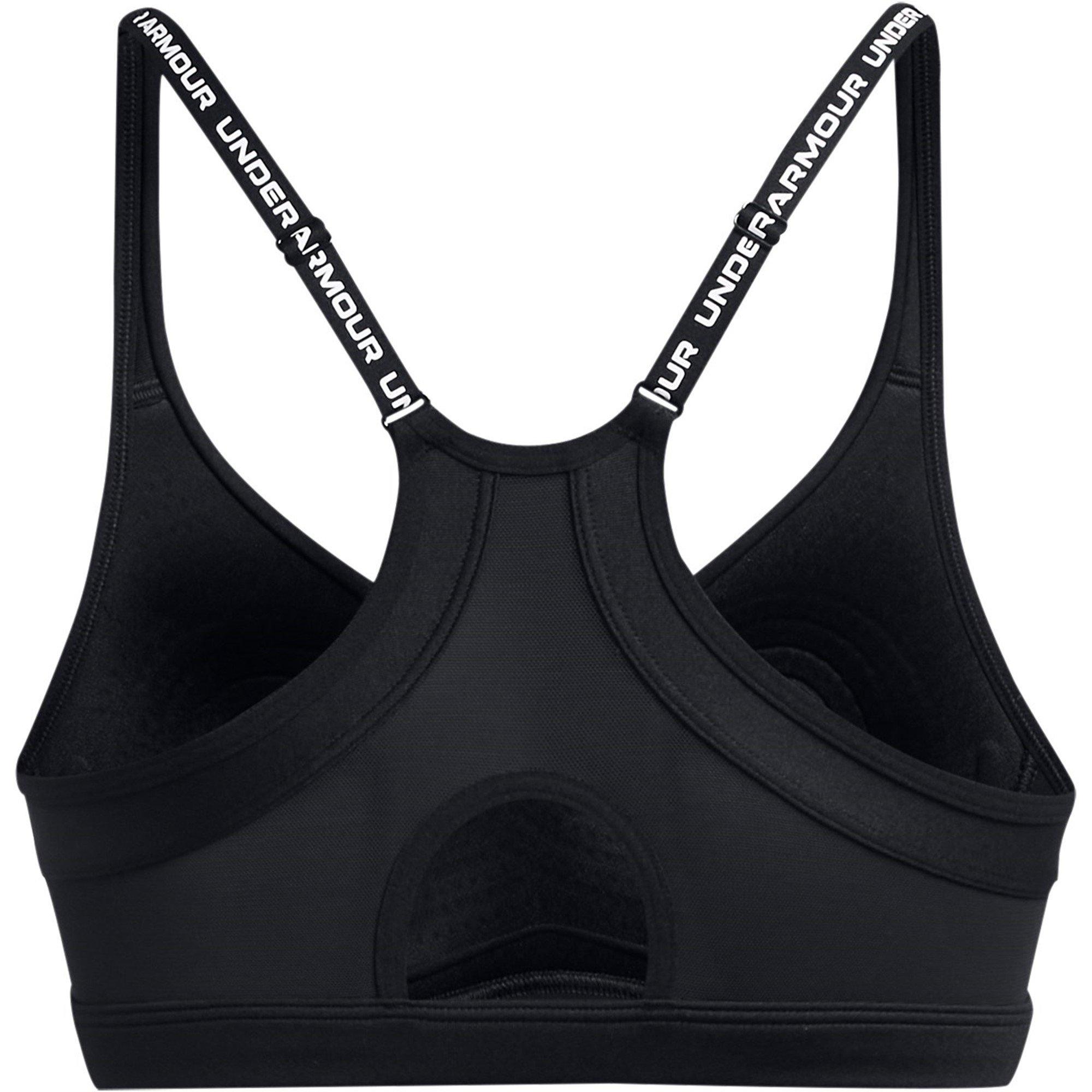 Black/White - Under Armour - Women's Infinity Low Impact Sports Bra - 2