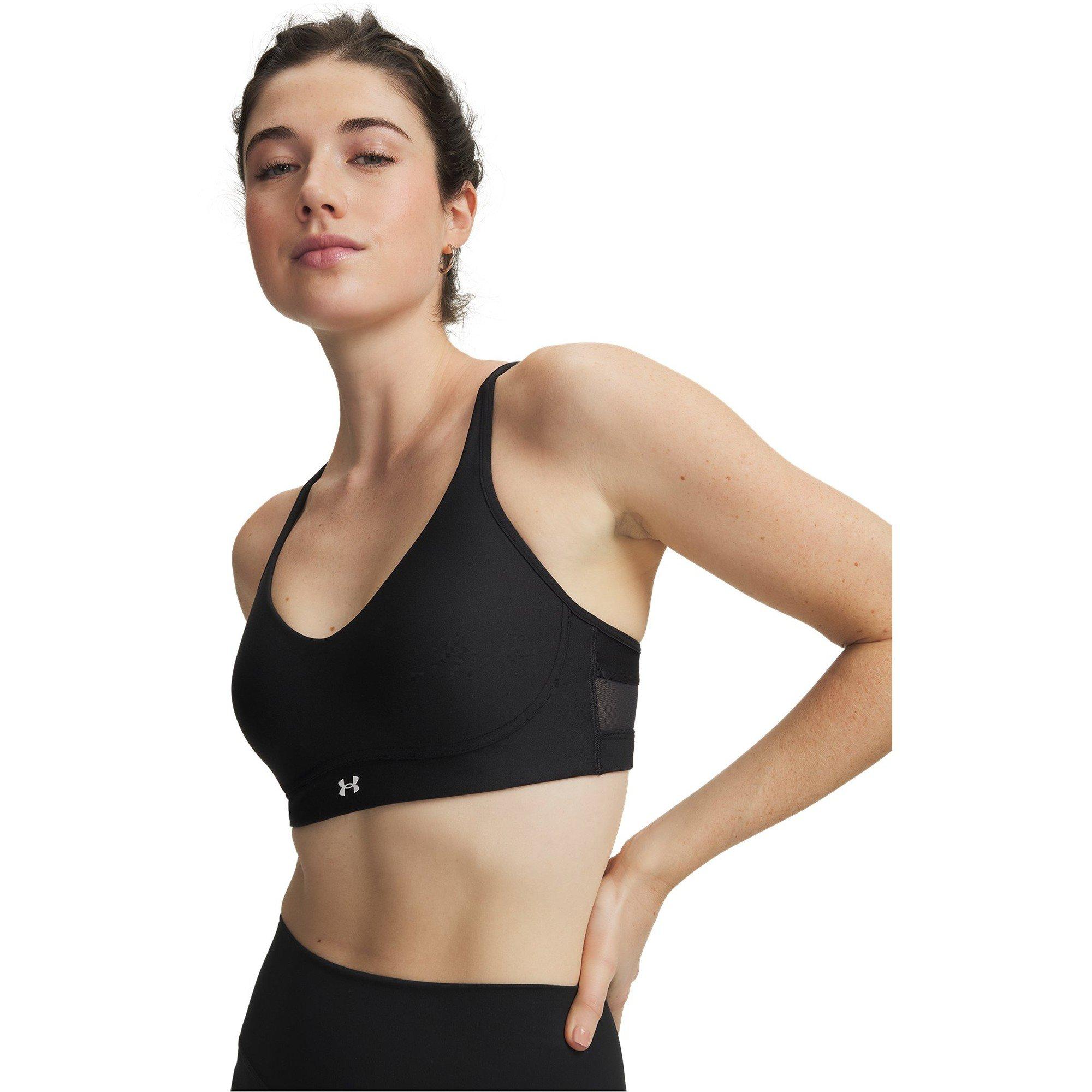 Black/White - Under Armour - Women's Infinity Low Impact Sports Bra - 3