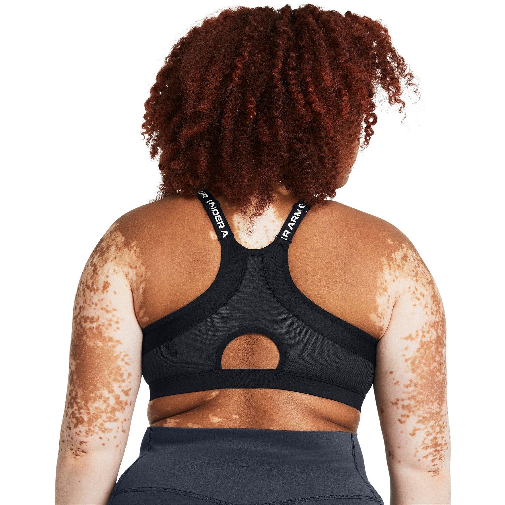 Black/White - Under Armour - Women's Infinity Low Impact Sports Bra - 8
