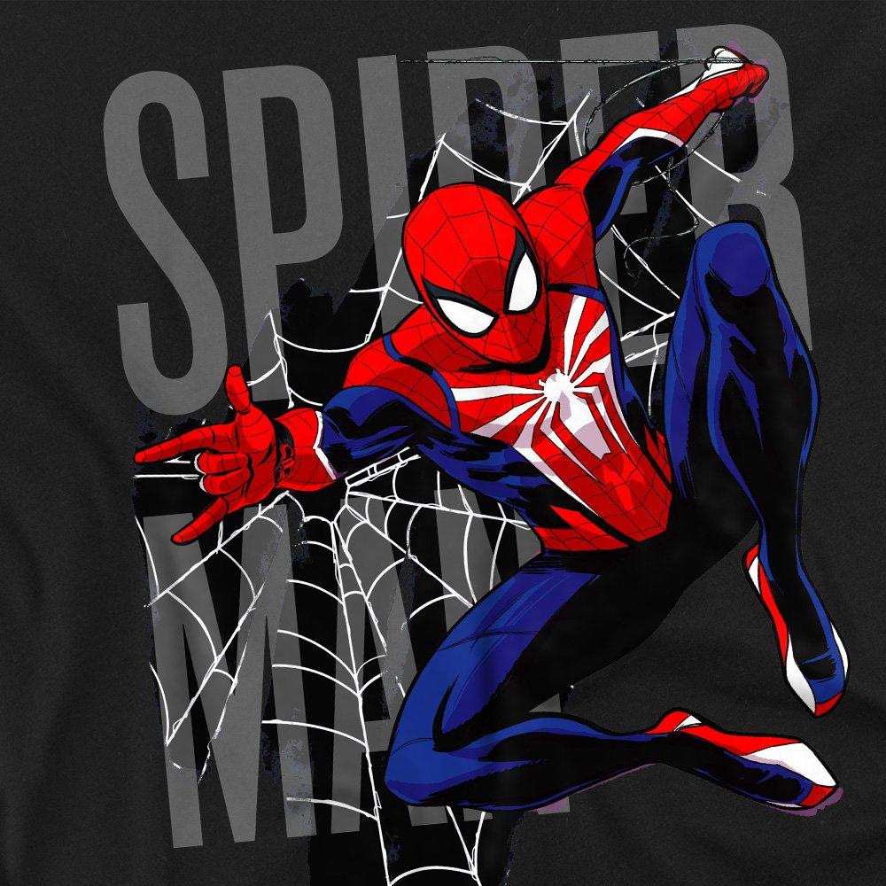 Black - Marvel - SpiderMan 2 Gamerverse Web Swing Long Sleeve T-Shi - 2