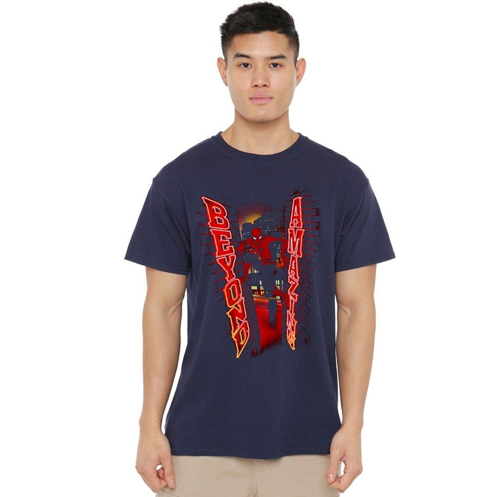 Navy - Spiderman - Spiderman Beyond Amazing Mens T-Shirt Navy - 1
