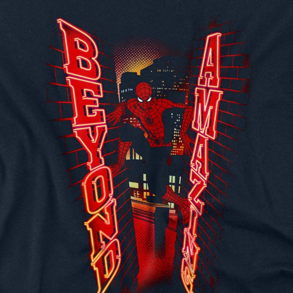 Navy - Spiderman - Spiderman Beyond Amazing Mens T-Shirt Navy - 2