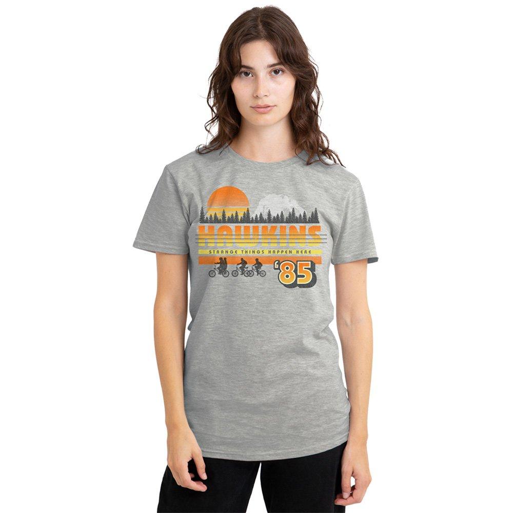 Stranger Things Women's Hawkins Retro 85 T Shirt A - Grey - XXL