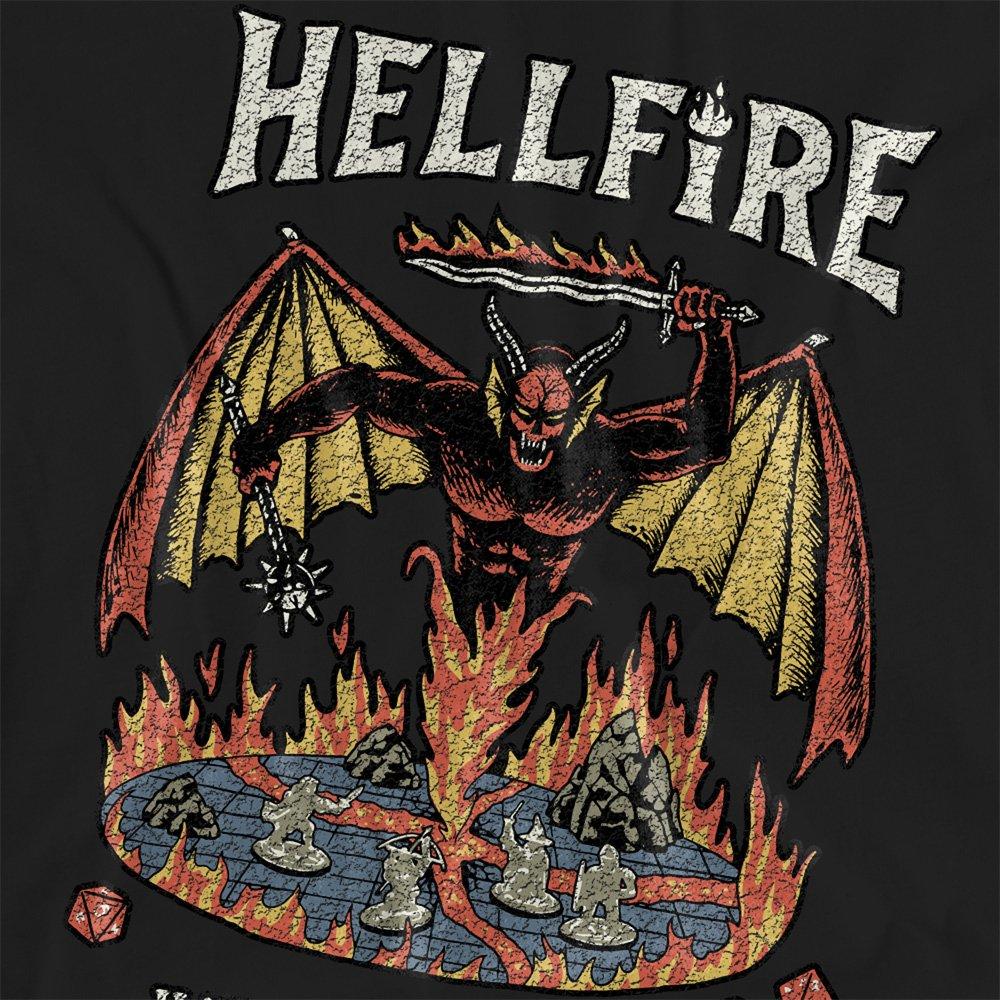 Black - Stranger Things - Stranger Things Vintage Hawkins High Hellfire Ladi - 2