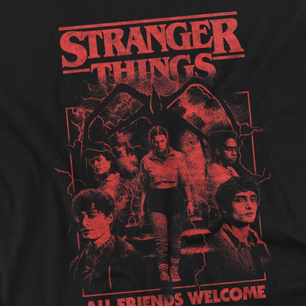 Black - Stranger Things - Stranger Things Mindflayer Group Horror Movie Post - 2