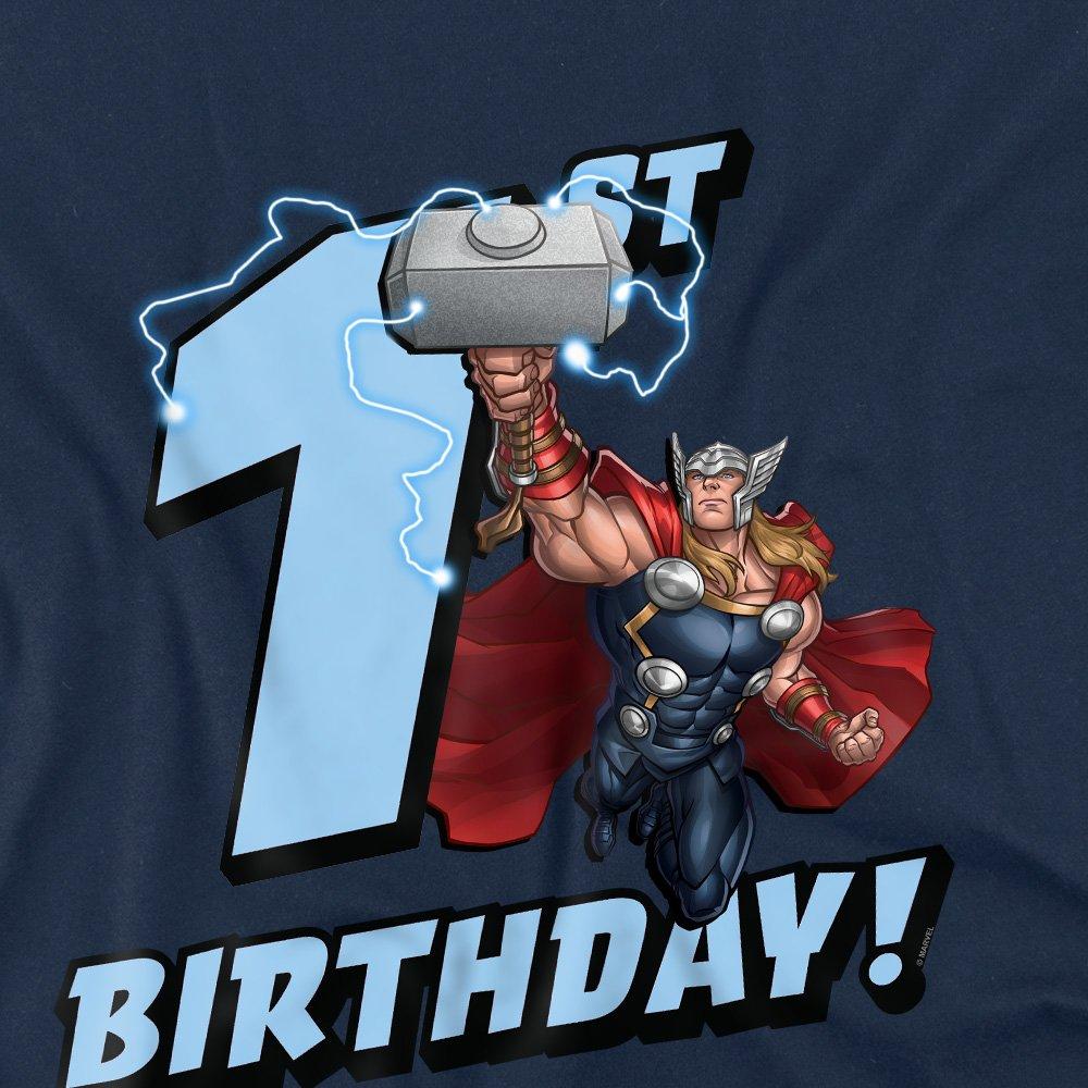Navy - Thor - Thor Birthday 1 Kids T-Shirt Navy - 2