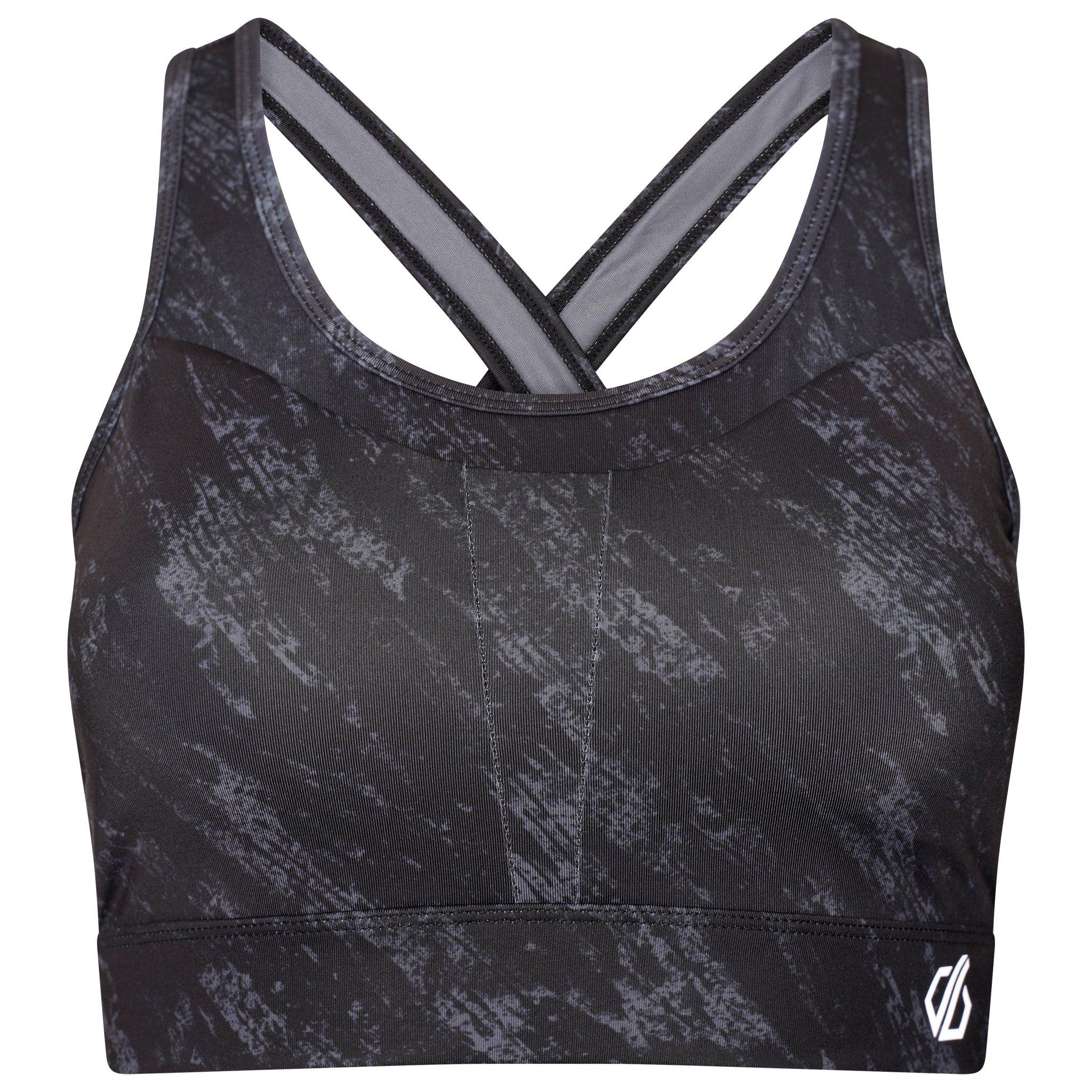 Ebony/BkShrd - Dare 2b - Mantra Sports Bra - 2