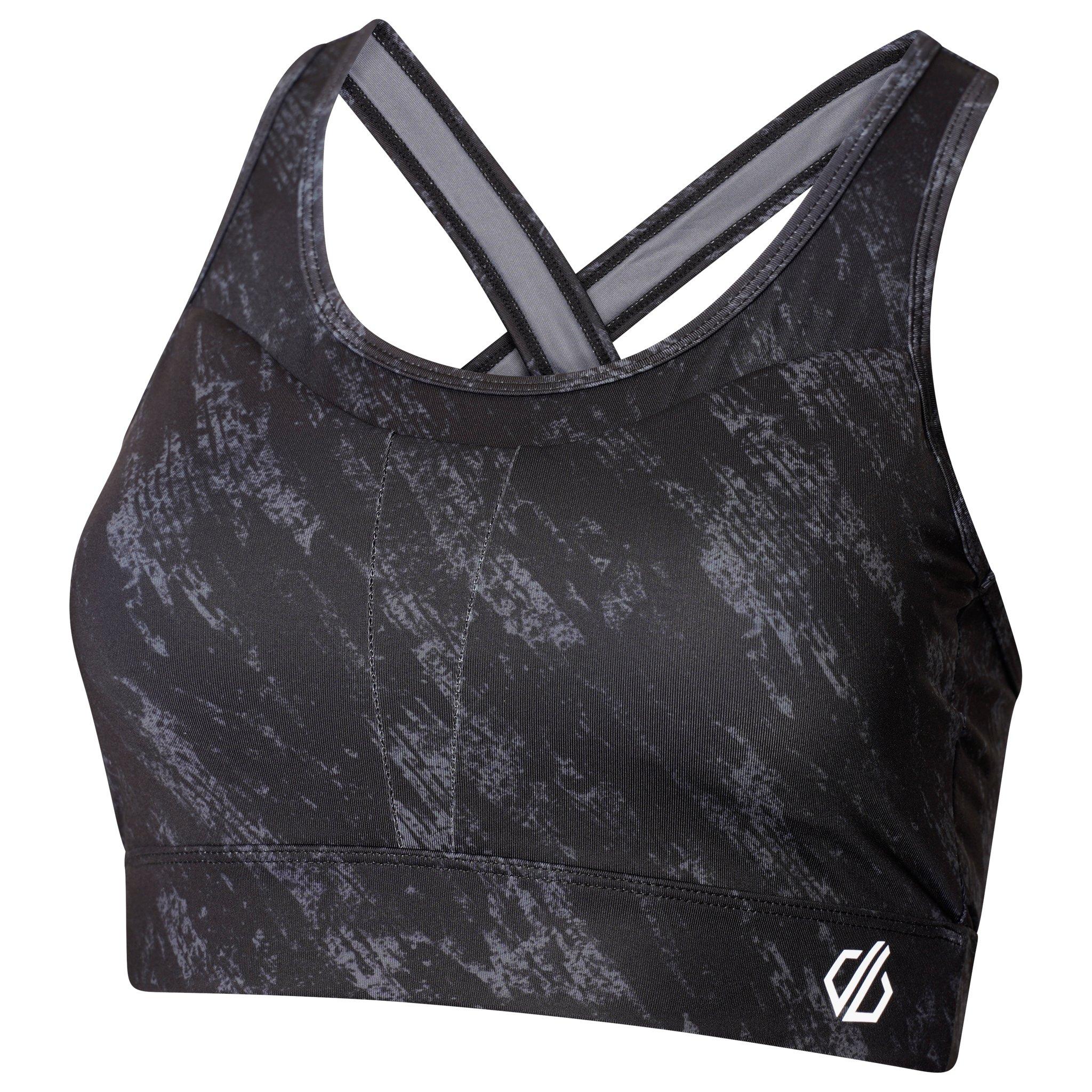 Ebony/BkShrd - Dare 2b - Mantra Sports Bra - 3