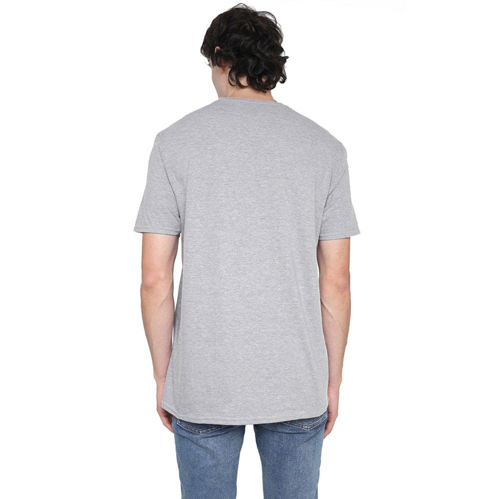 Grey - NASA - NASA Box Logo Cotton Mens T-Shirt Grey - 3