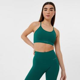 USA Pro Seamless Ribbed Sports Bra