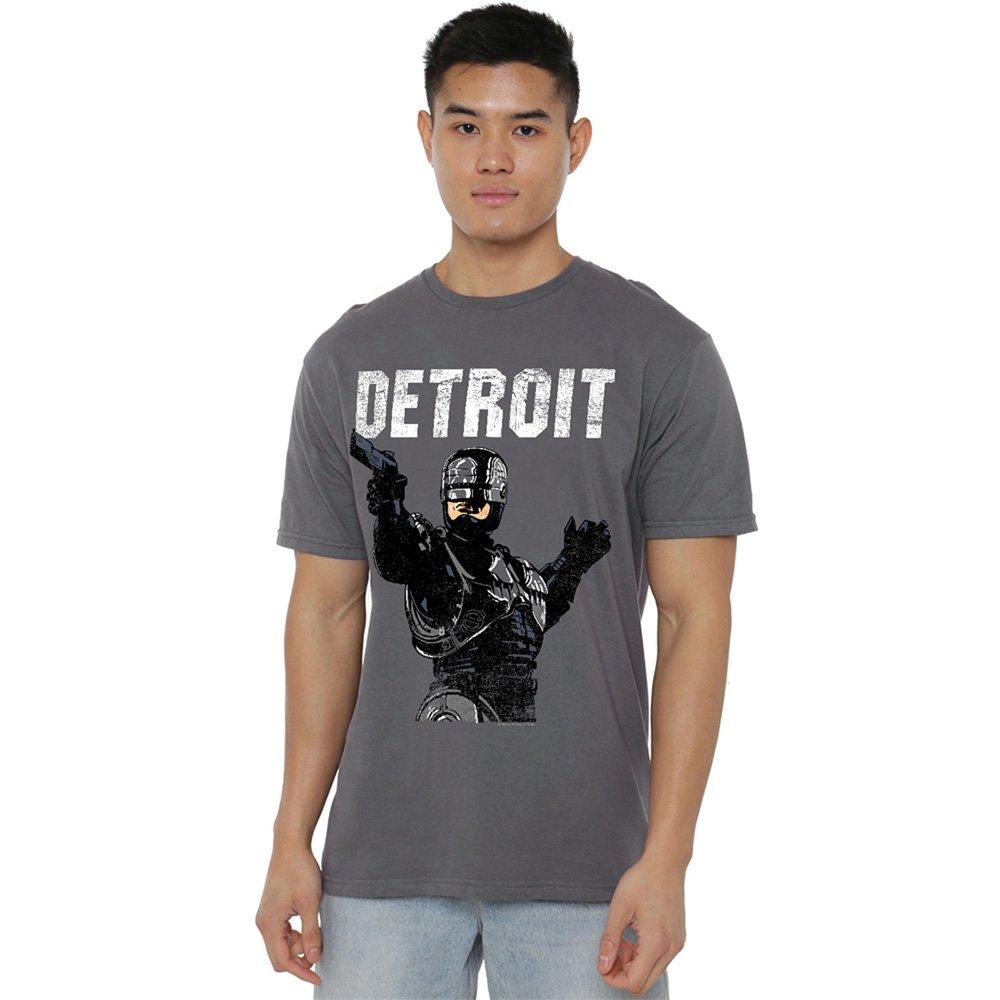 Grey - Other - Robocop Detroit T Shirt Charcoal - 1