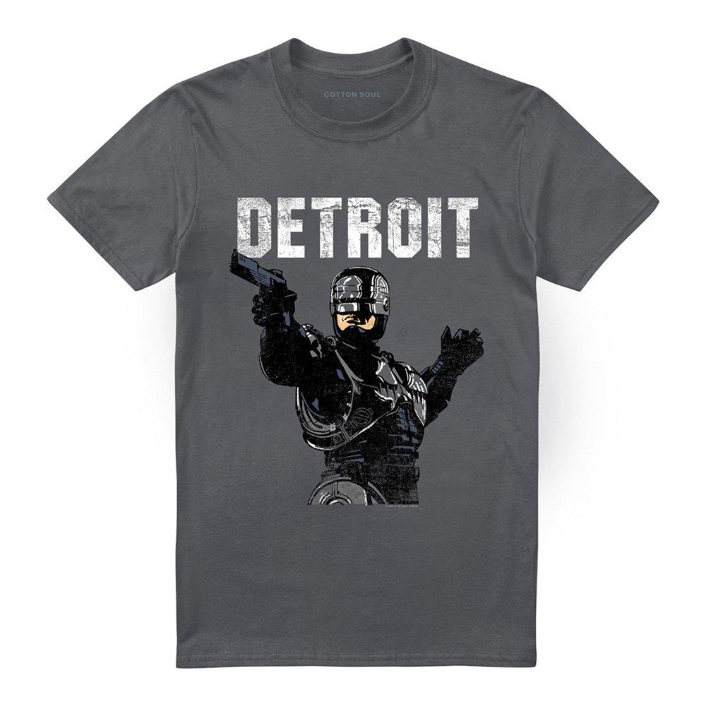 Grey - Other - Robocop Detroit T Shirt Charcoal - 4