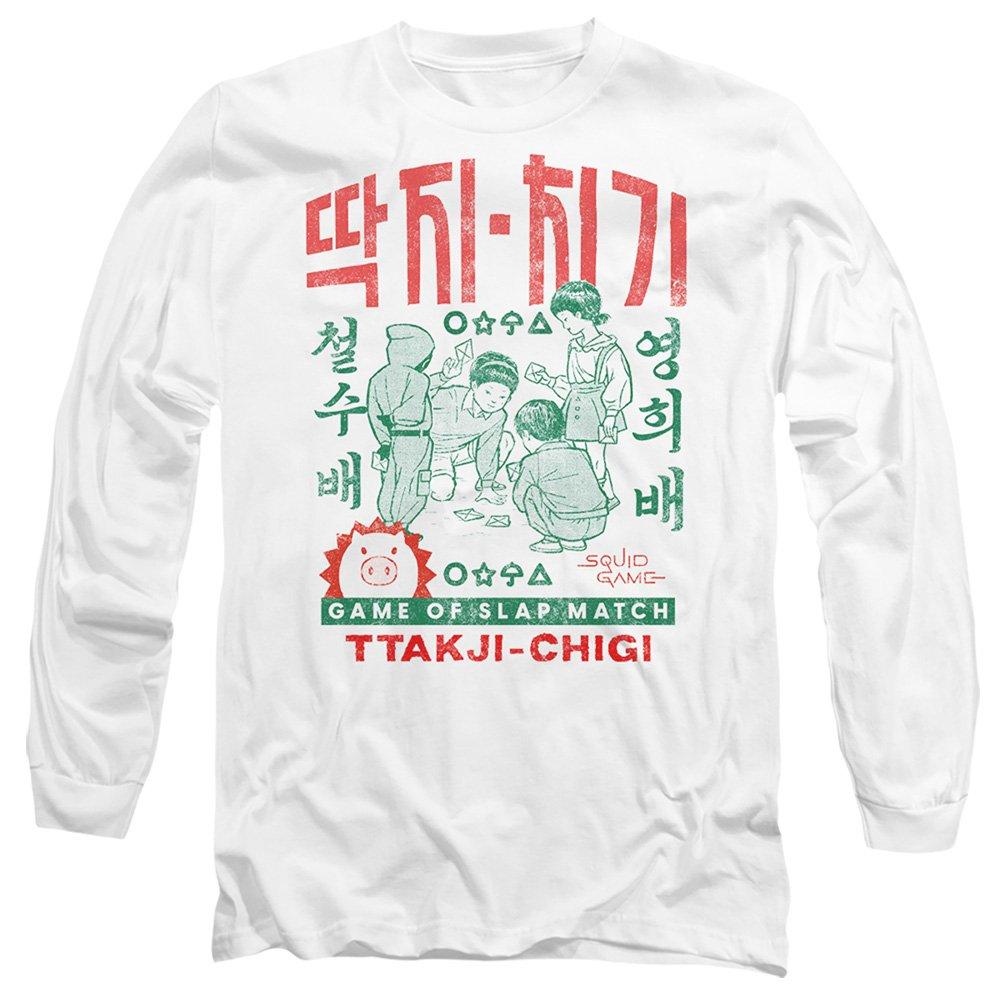 Squid Game Men's Season Three Korean Game Of Slap Match - White - XL
