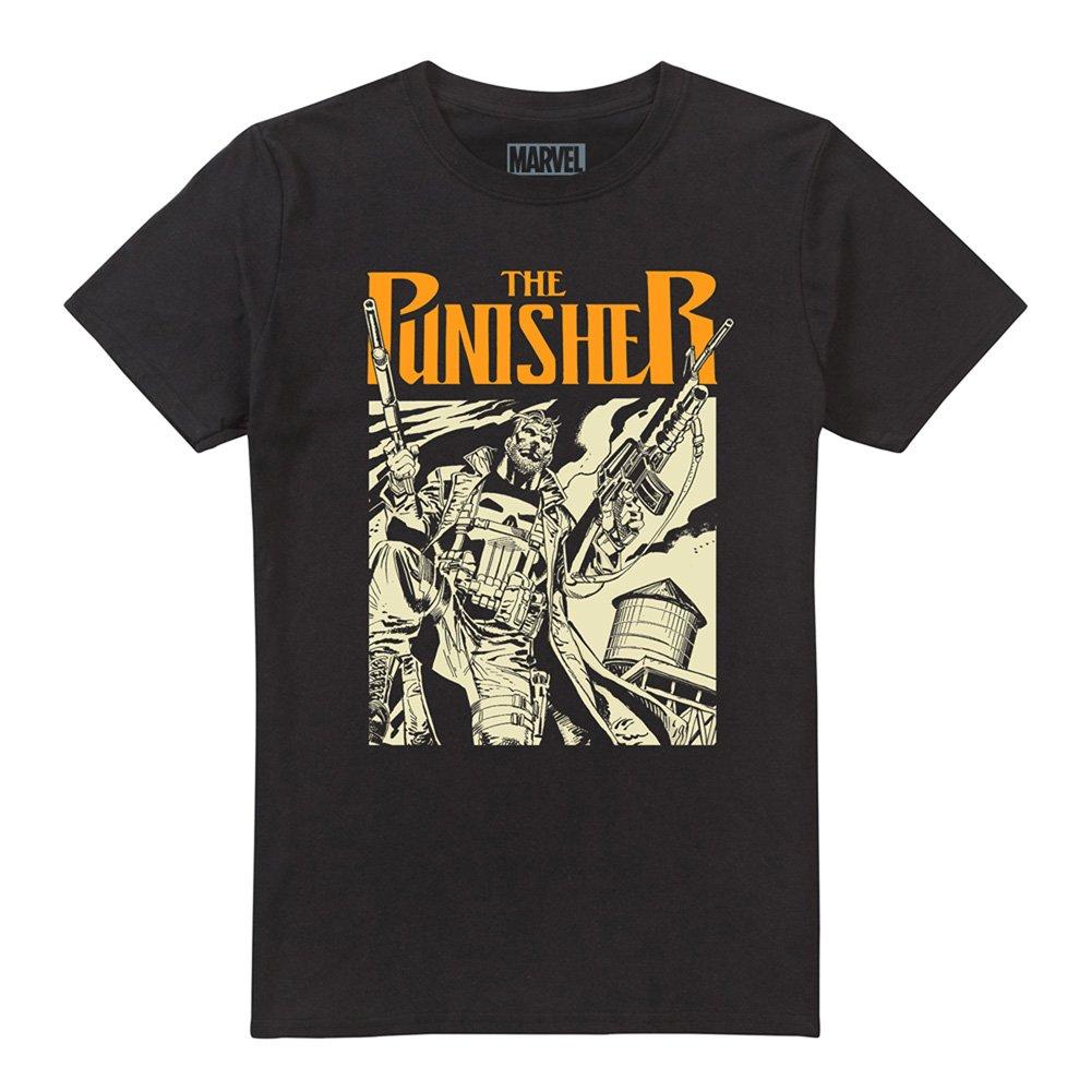 Black - Punisher - Punisher Dual Cotton Mens T-Shirt Black - 4