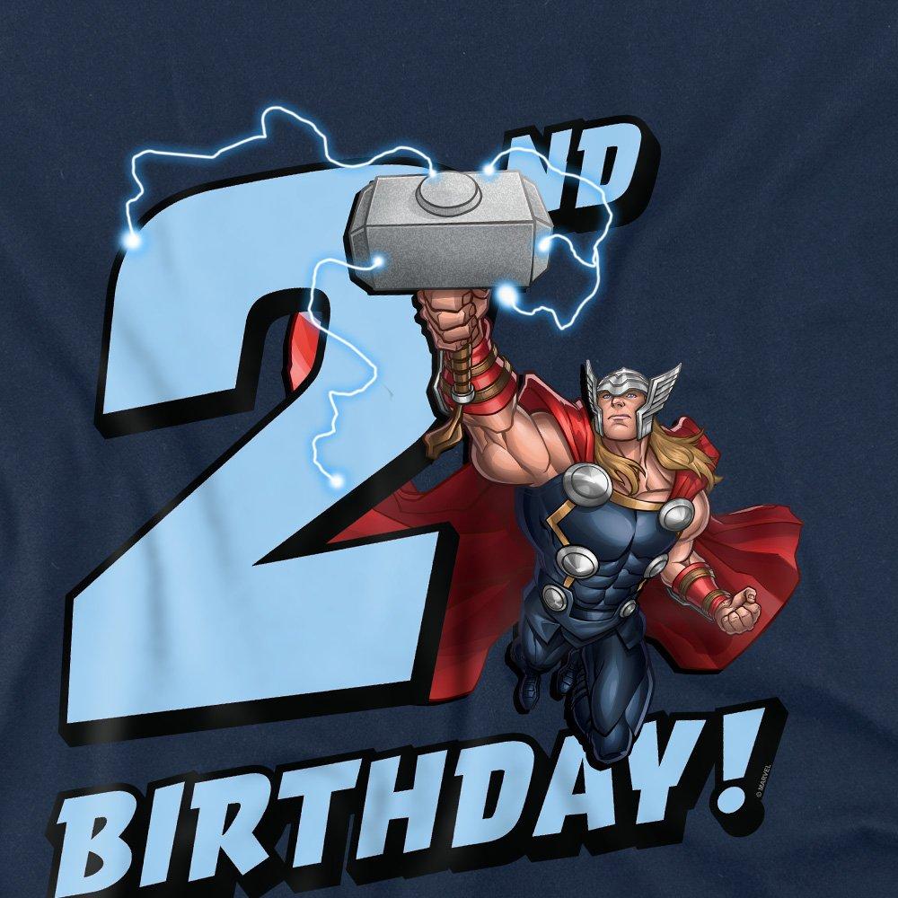 Navy - Thor - Thor Birthday 2 Kids T-Shirt Navy - 2