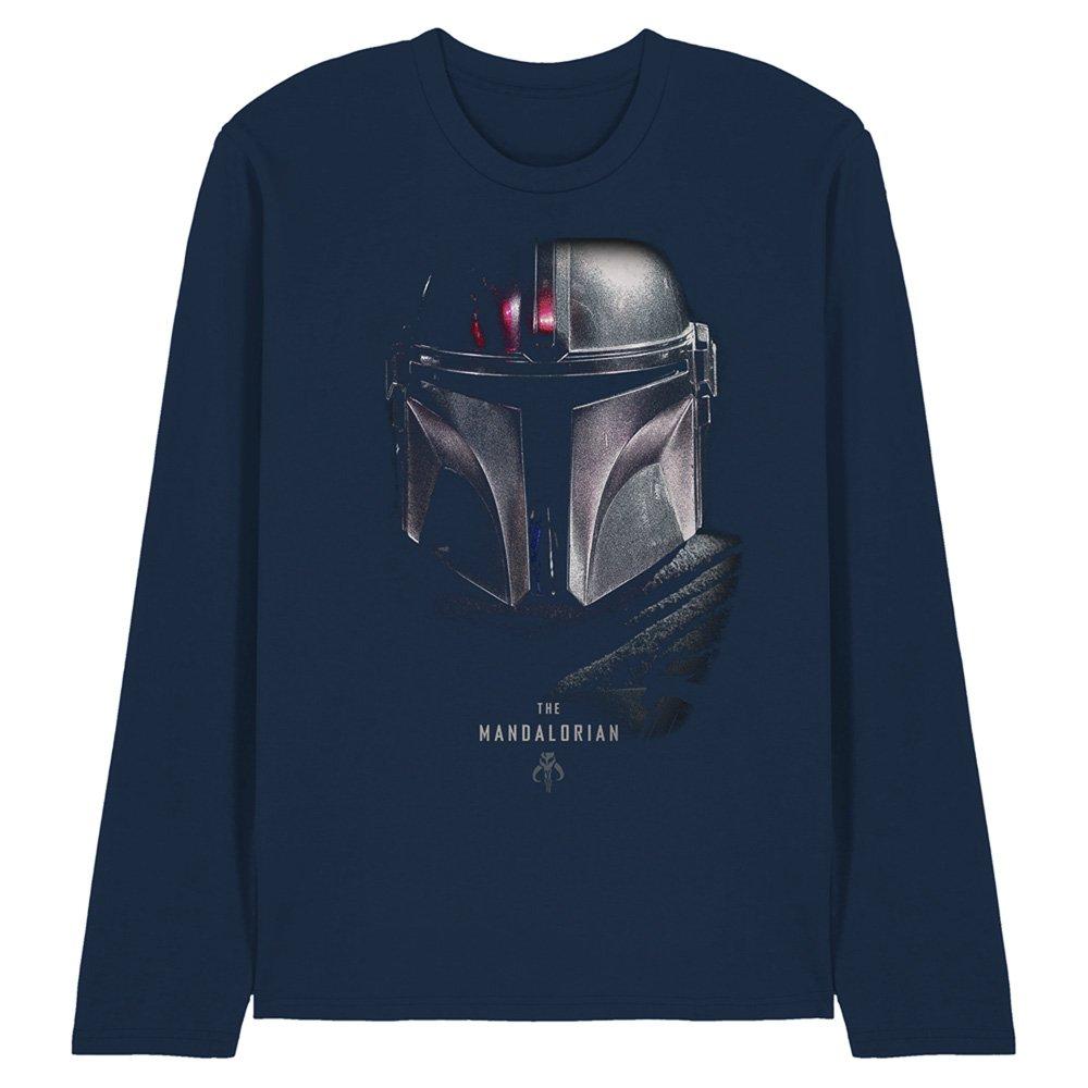 Navy - Star Wars - Mandalorian Shadows Long Sleeve T-Shirt - 1