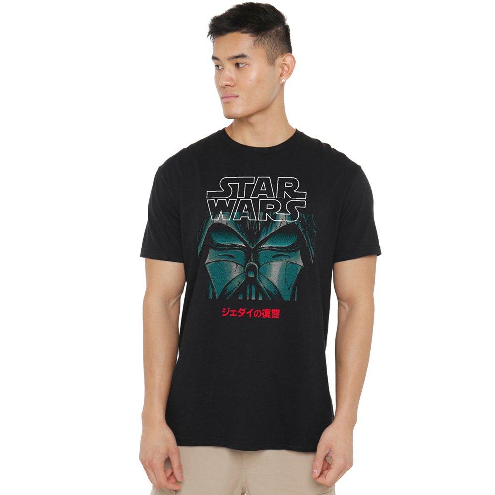 Black - Star Wars - Star Wars Manga Vader Mens T-Shirt Black - 1