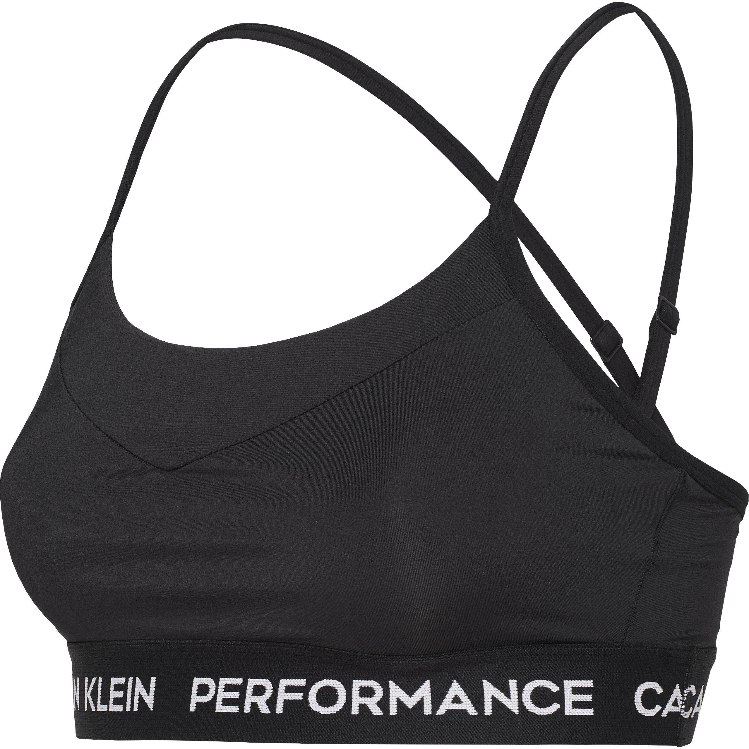 Preto - Calvin Klein - Performance Logo Sports Bra