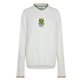 Castore South Africa Knitted Womens Cricket Sweatshirt