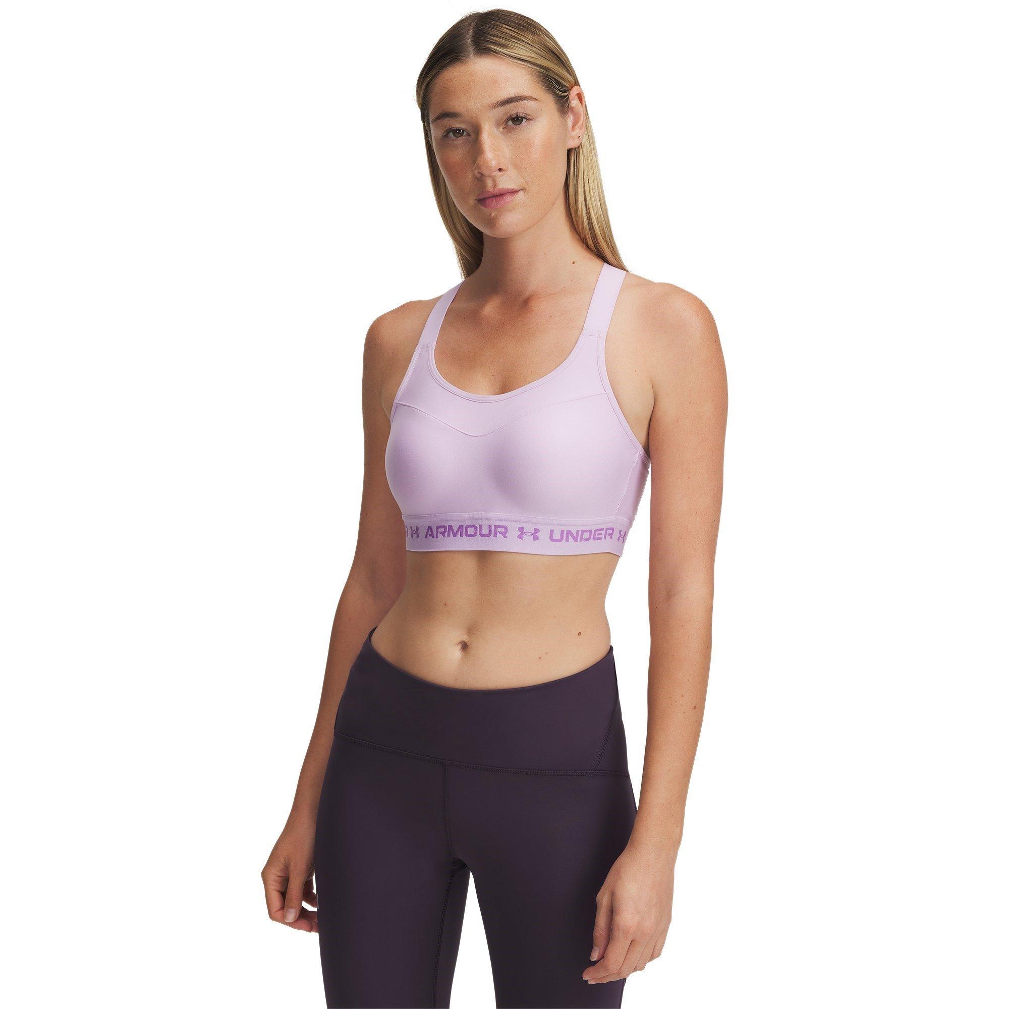 Provence Purple - Under Armour - Under Crossback Womens High Support Sports Bra - 1