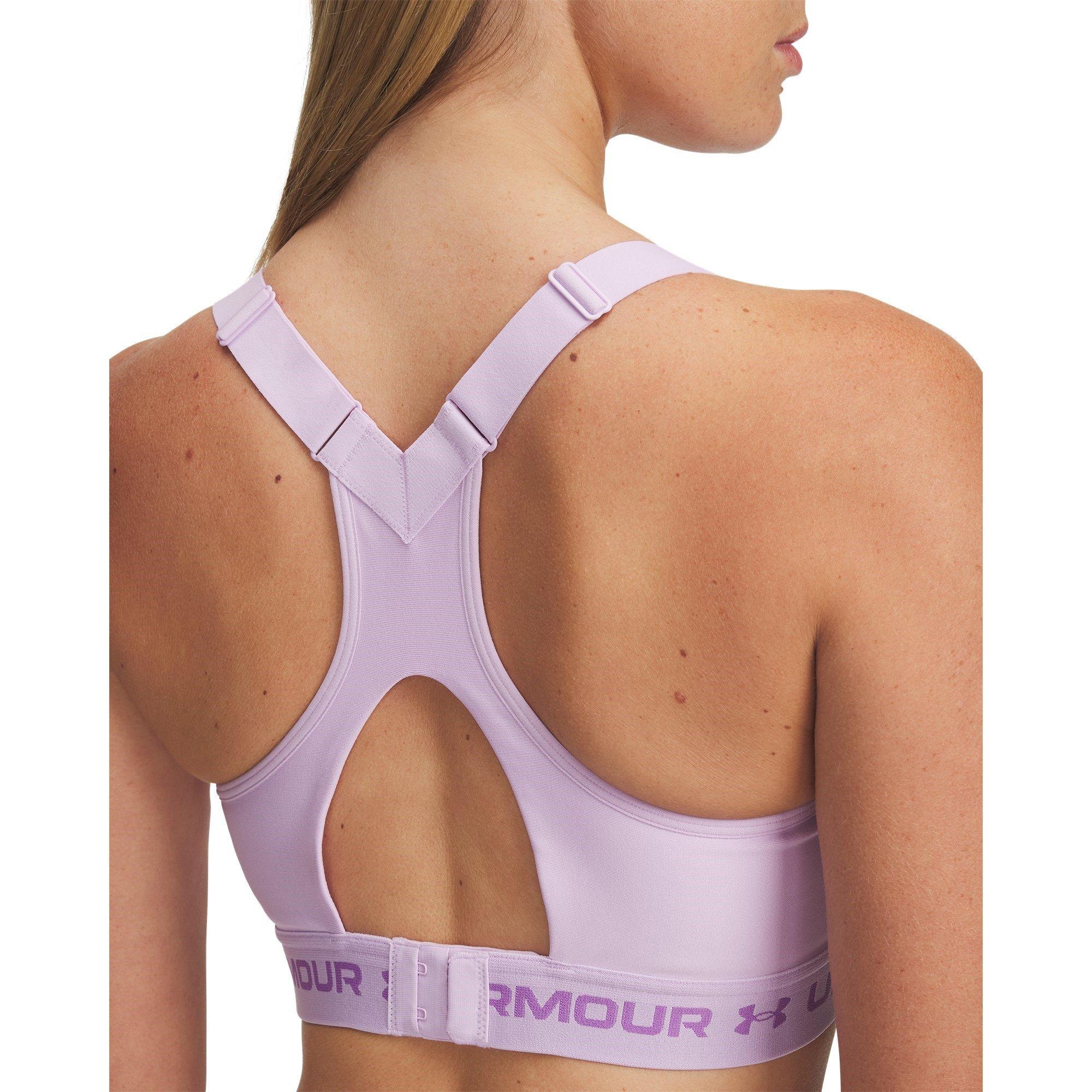 Provence Purple - Under Armour - Crossback Womens High Support Sports Bra - 12