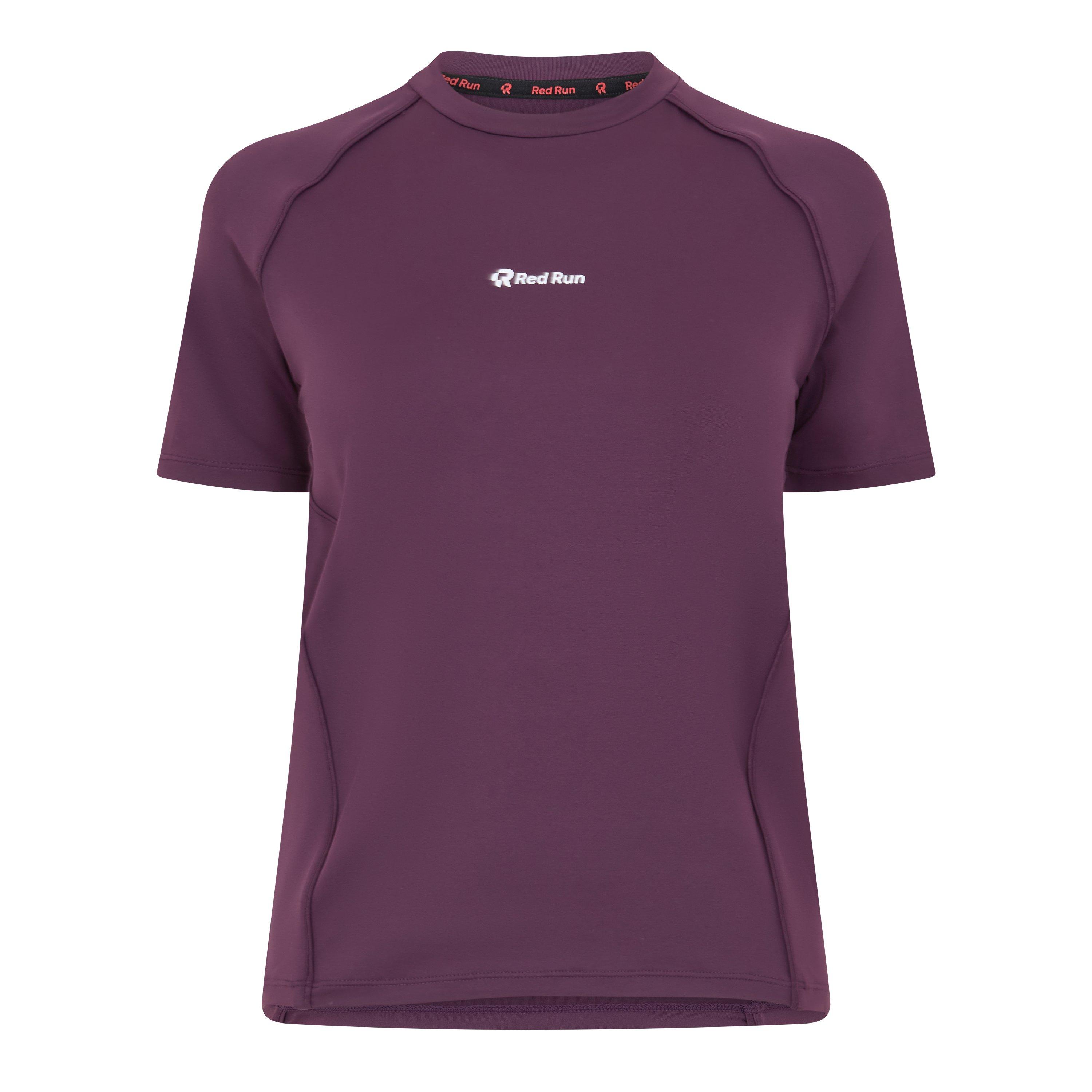 Dark Cherry - Red Run - Women's Crew-Neck Short-Sleeve Performance T-Shirt - 1