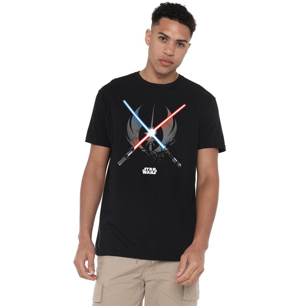 Black - Star Wars - Star Wars Crossed Blades Mens T-Shirt Black - 1