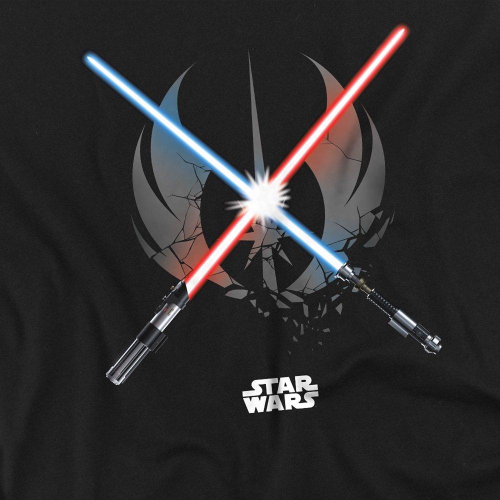 Black - Star Wars - Star Wars Crossed Blades Mens T-Shirt Black - 2