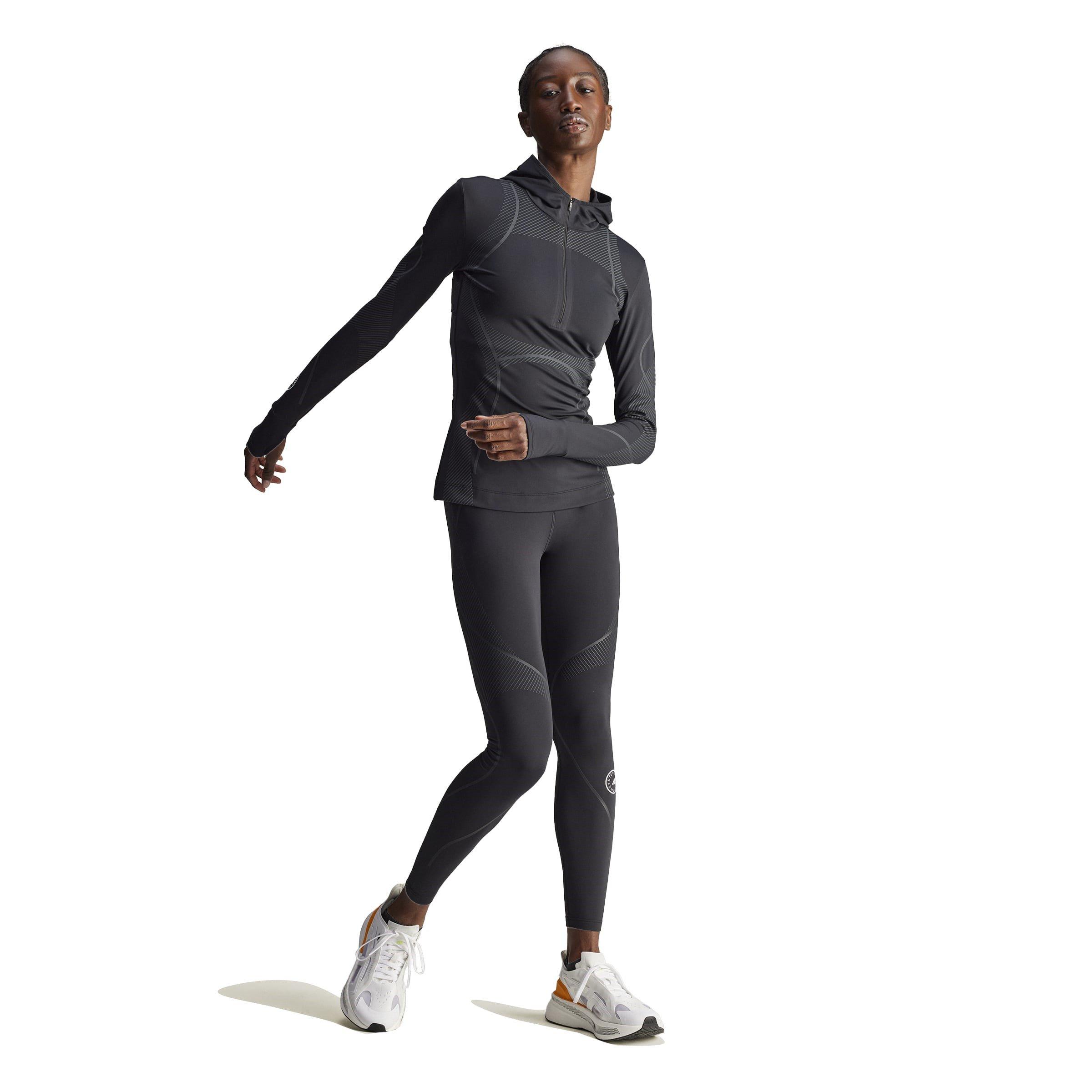 black/black - adidas by Stella McCartney - Truepace Running Long Sleeve Top - 3